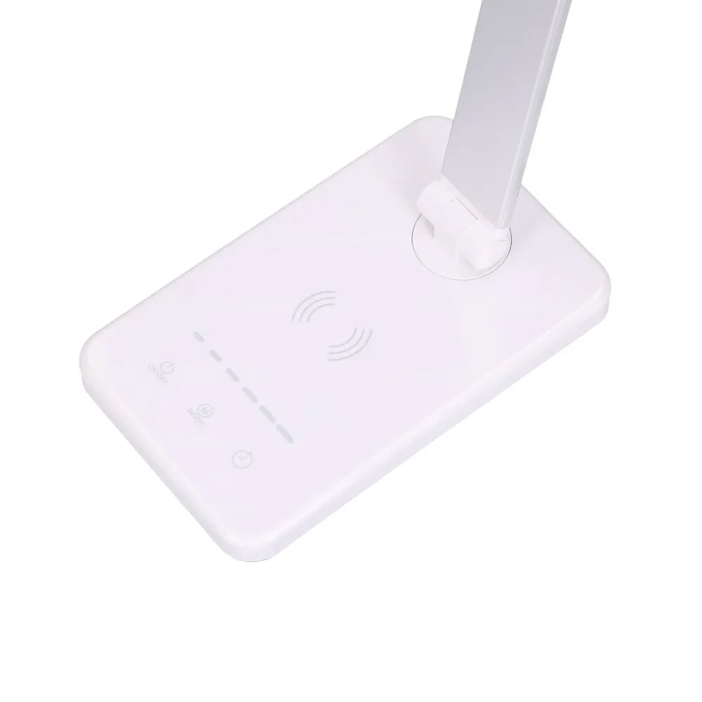 Extralink Smart Life bordslampa med justerbar belysning och trådlös laddning - Vit