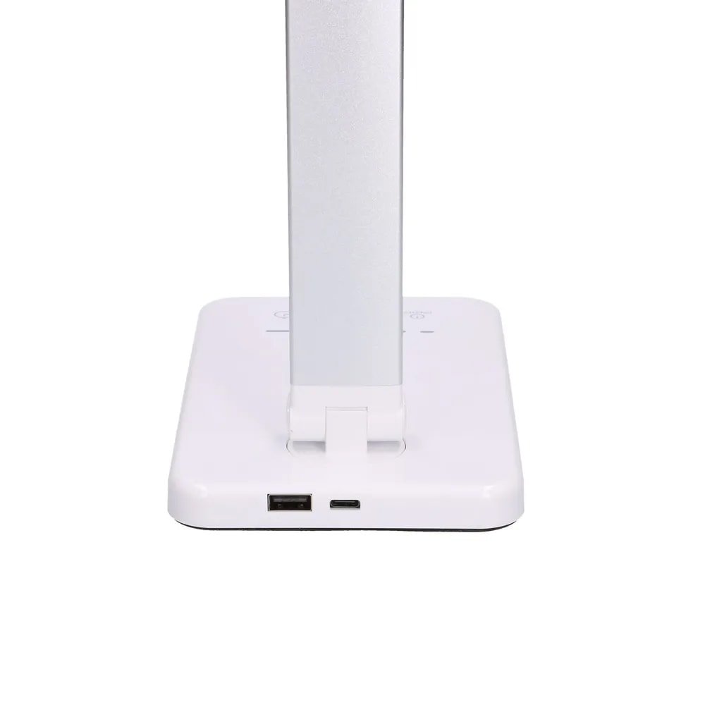 Extralink Smart Life bordslampa med justerbar belysning och trådlös laddning - Vit
