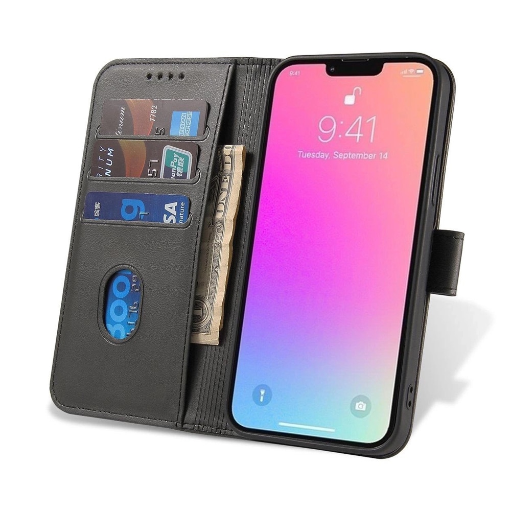 Mobiltelefontaske med stativ til Samsung Galaxy S25 Ultra - Sort