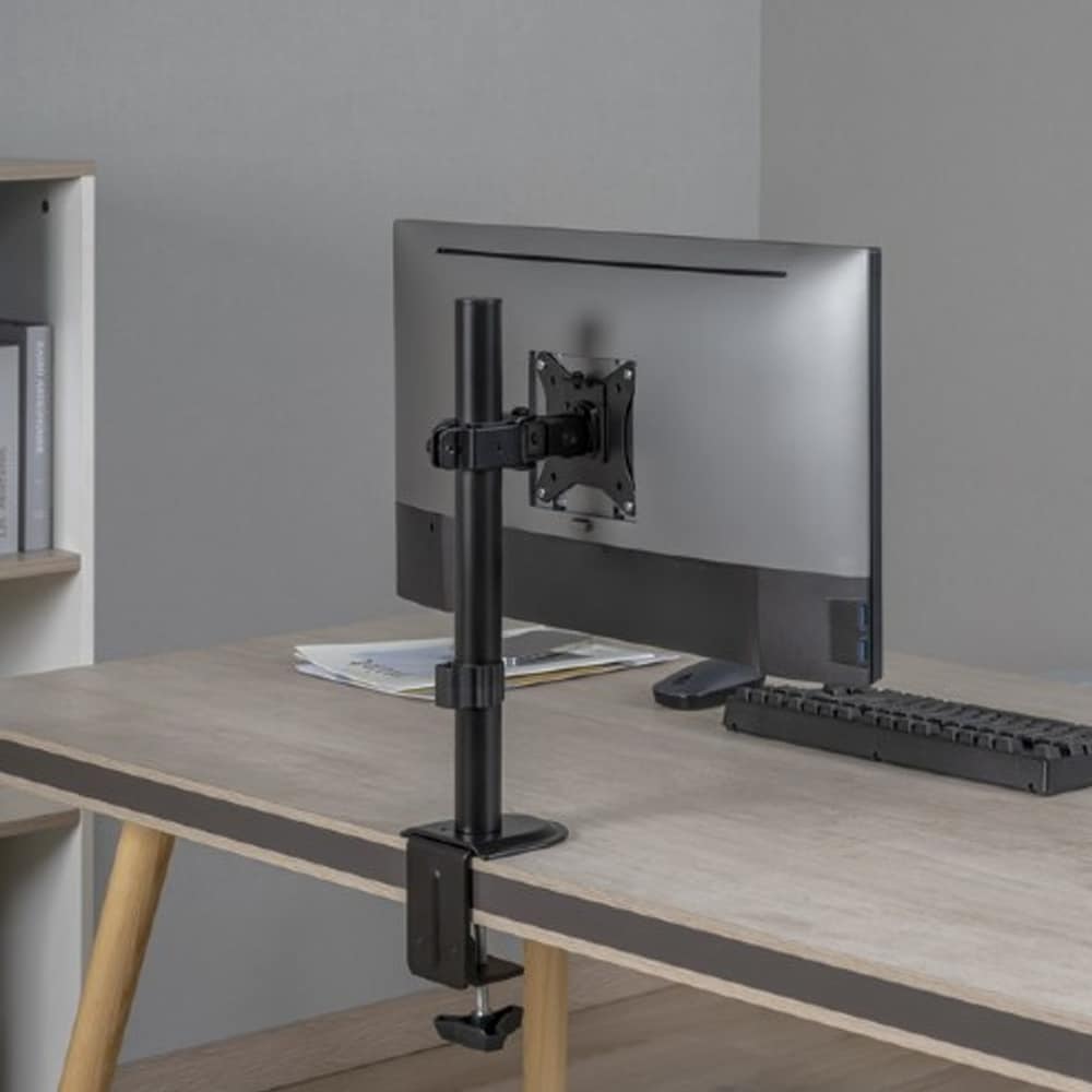 Skrivbordsfäste för 1 skärm, max 32" med flexibel justering