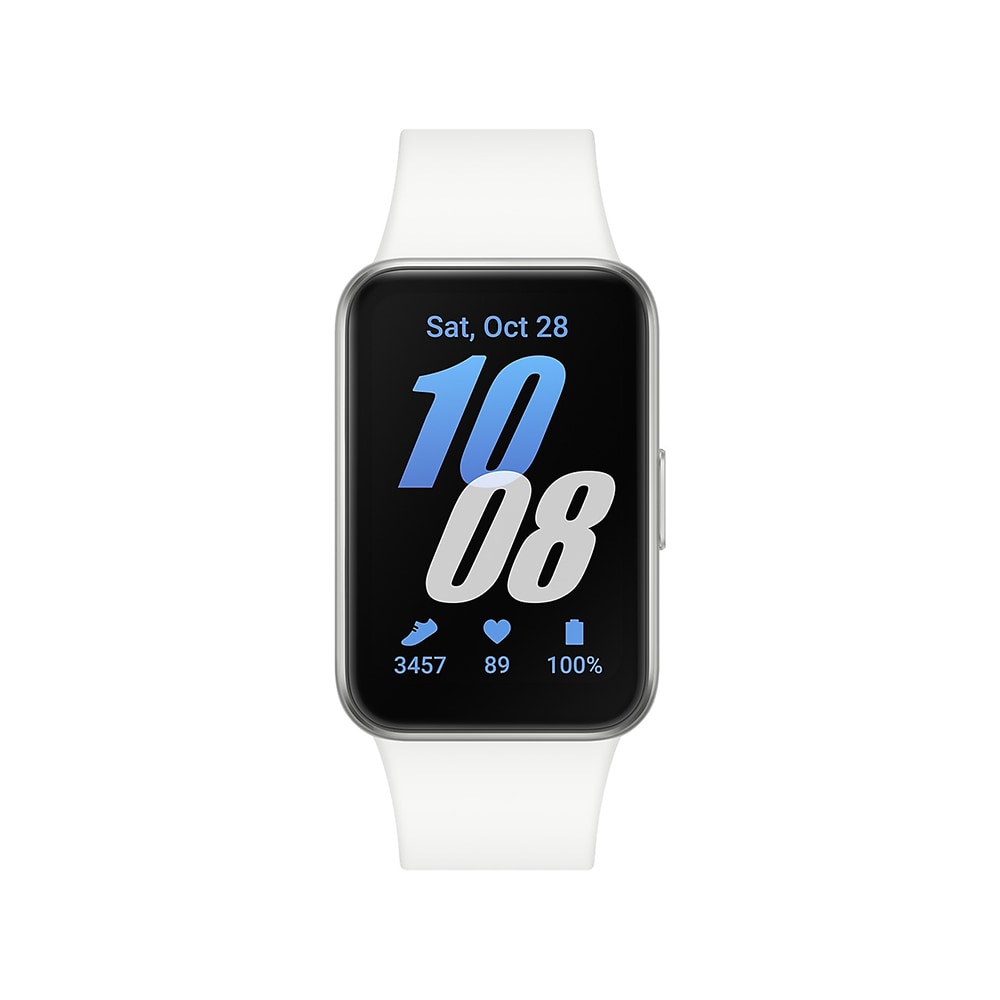 Samsung Galaxy Fit3 – Silver med 100+ sportlägen och AMOLED-skärm - Silver