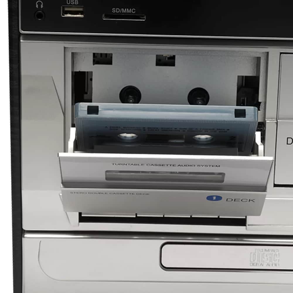 Denver Stereo med skivspelare, kassett, CD-spelare och Radio MRD-166