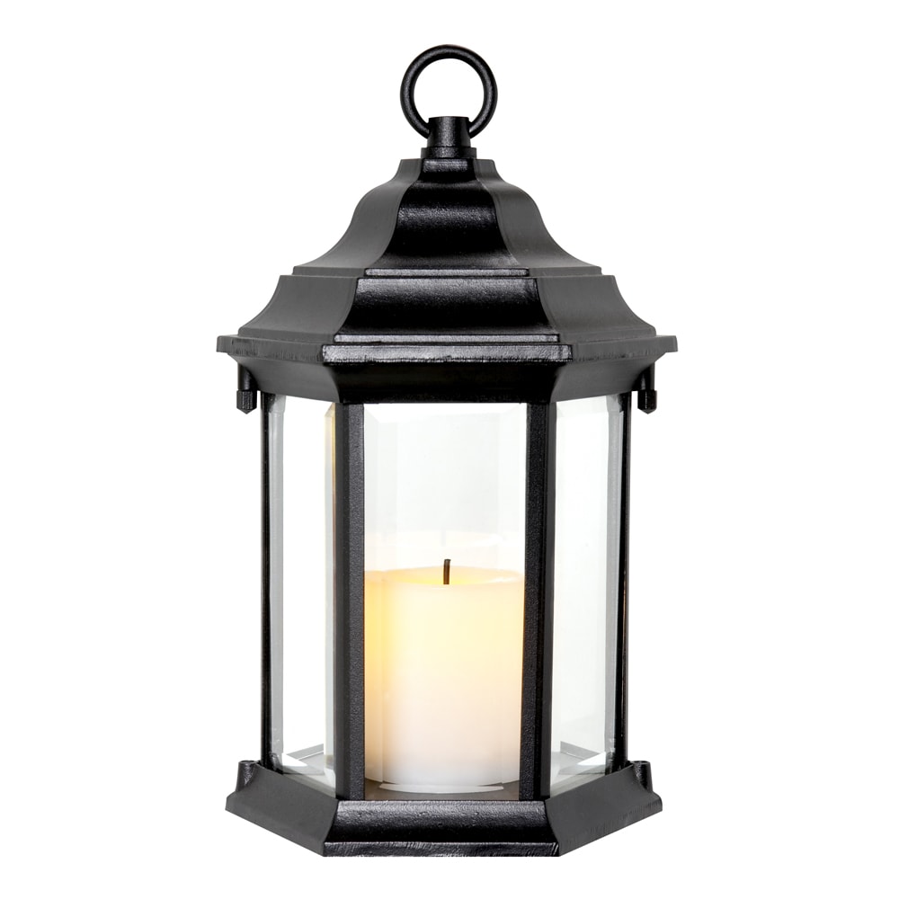 Batteridriven lykta med skymningsrelä och klassisk design