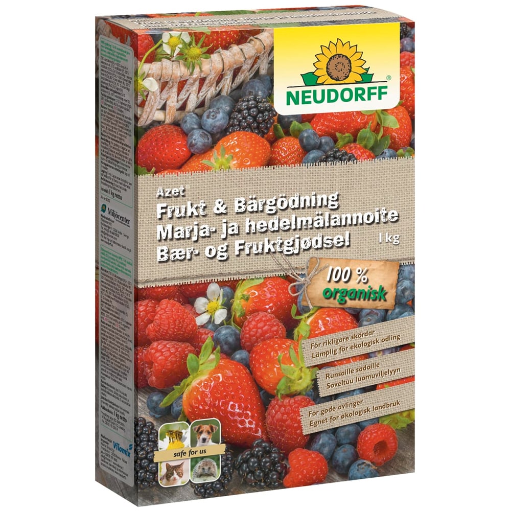 Neudorff Azet frukt- & bärgödning 1 kg – 100 % organisk
