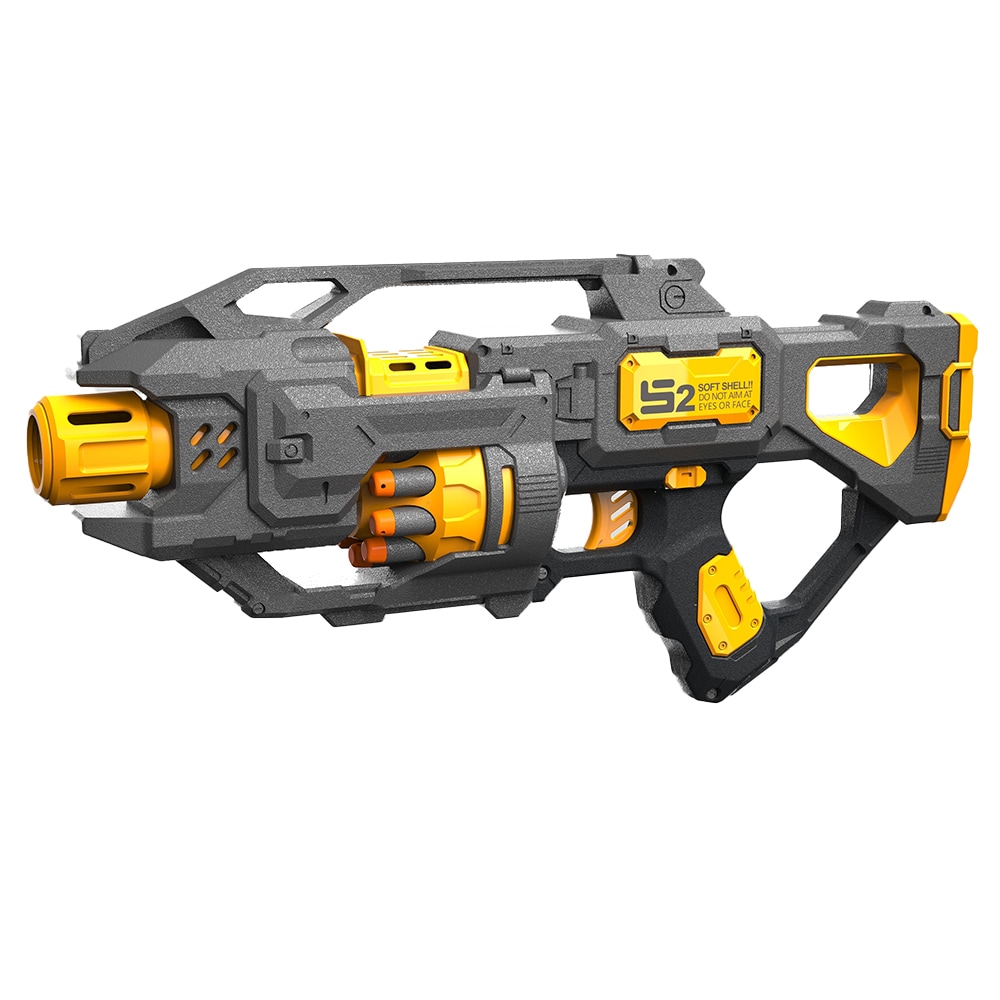 Blaze Storm Soft Ball Gun med 20 skumbollar och snabb avfyrning