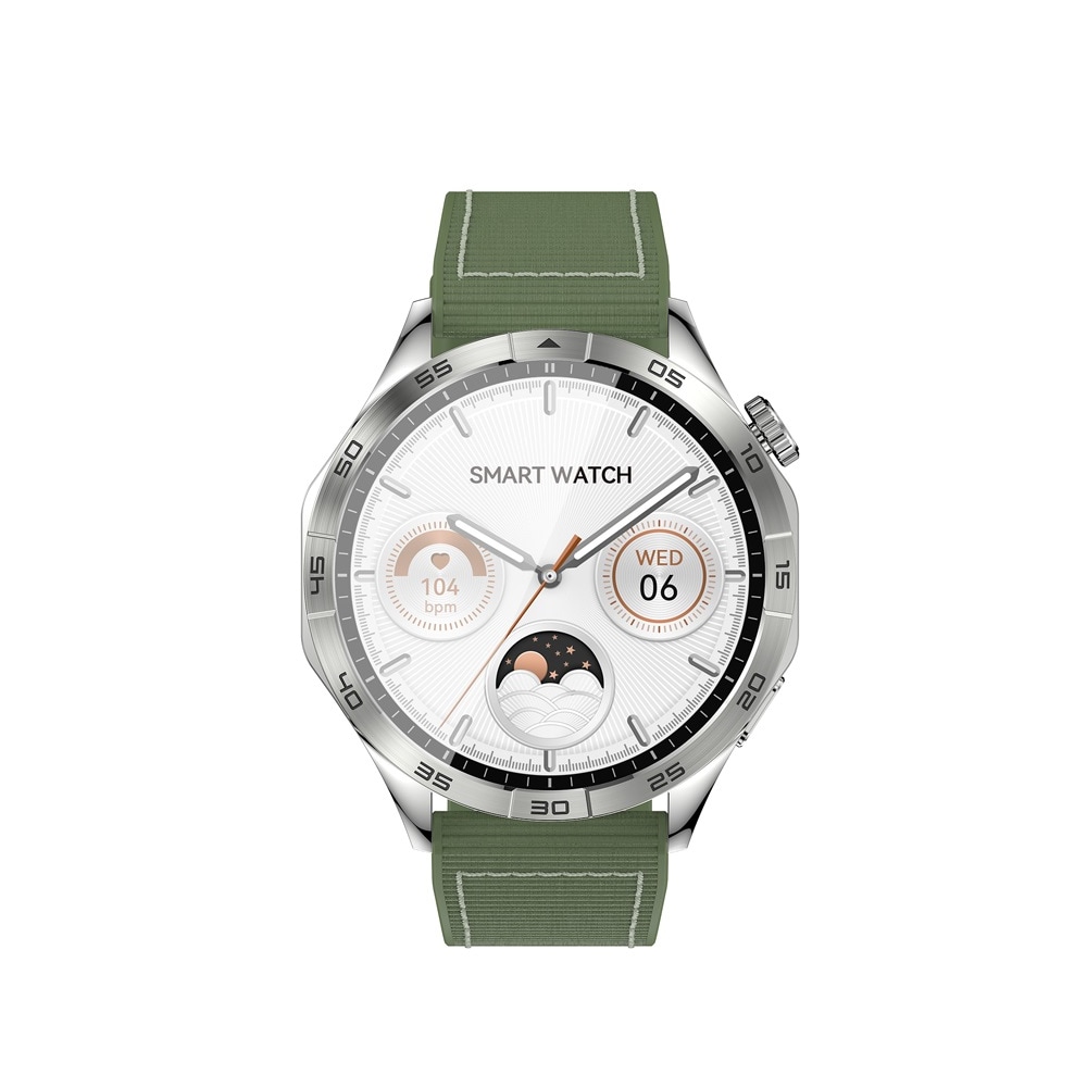 XO Watch 4 smartwatch med Amoled-skärm och IP68-klassning - Grön