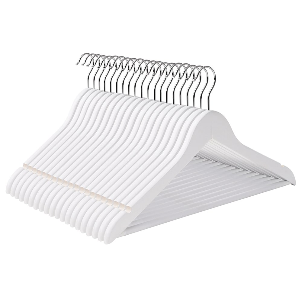 Galgar i massivt trä 20-pack - Vit