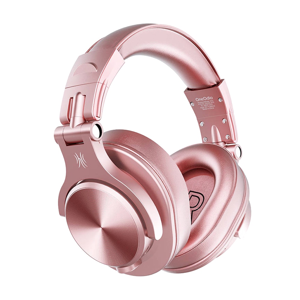 OneOdio Fusion A70 trådlösa over-ear hörlurar med Bluetooth 5.2 – Rosa