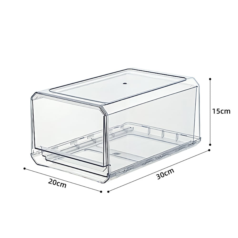 Förvaringslåda i klarplast 30x20x15cm