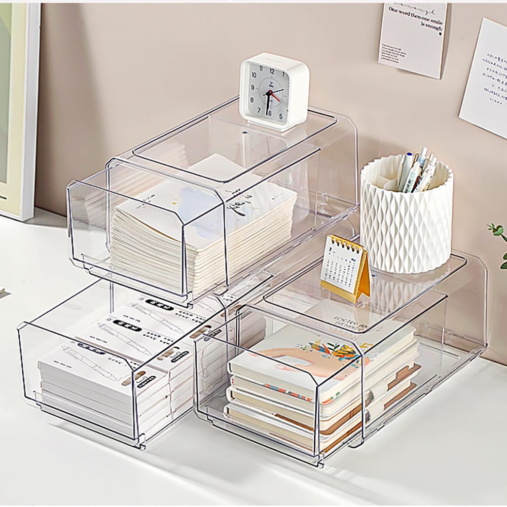 Förvaringslåda i klarplast 30x20x15cm