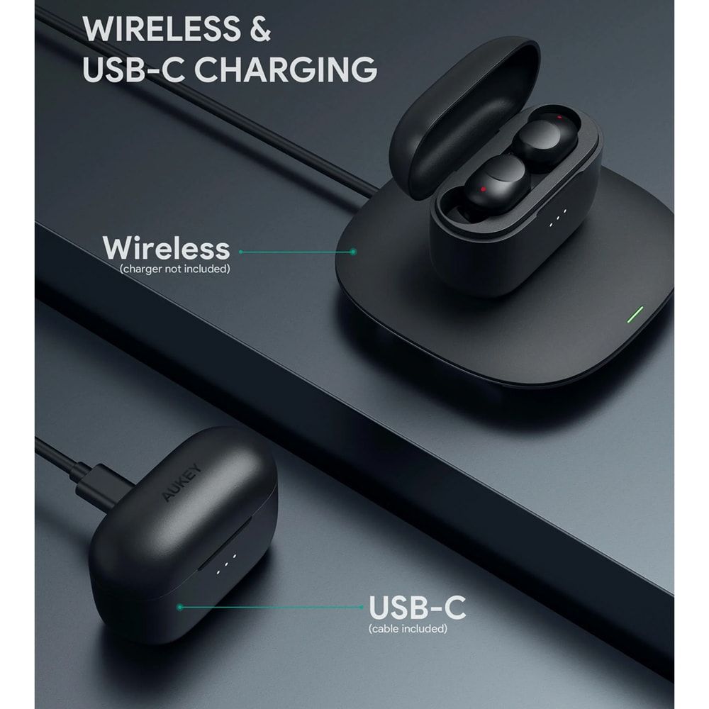 Aukey EP-T31 In-Ear Earbuds - Svart