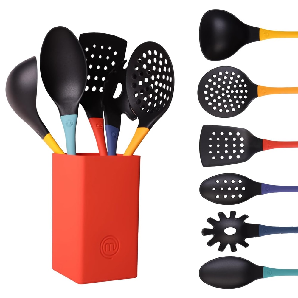 Masterchef Köksredskap 6 Delar i ställ - Färgglad - Känd från Sveriges Mästerkock