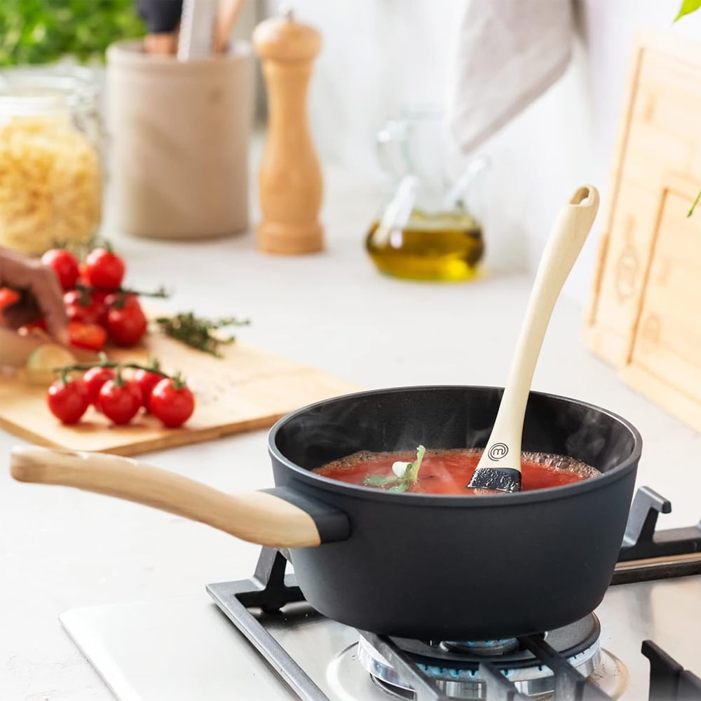 Masterchef Natural kasserolle med låg 18cm - Kendt fra MasterChef Danmark