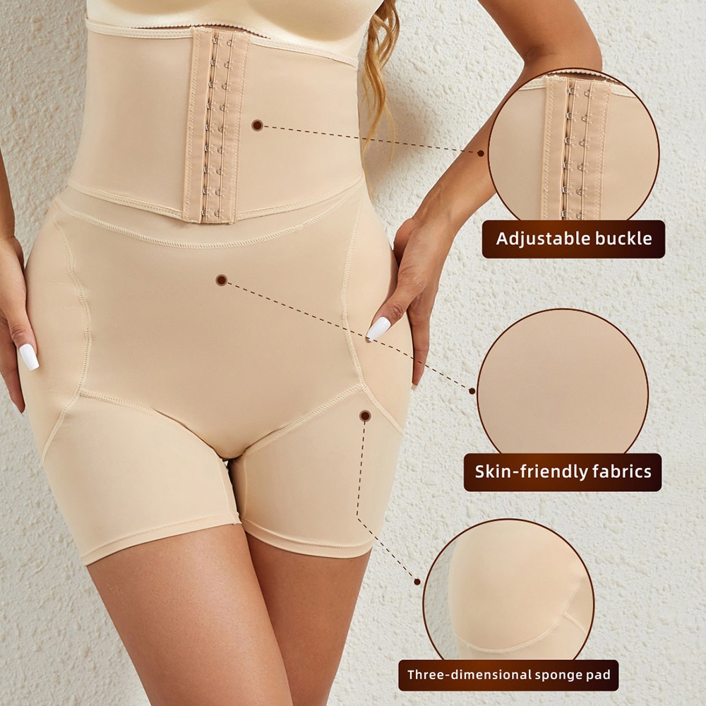 Shapewear med hög midja 3XL - Beige