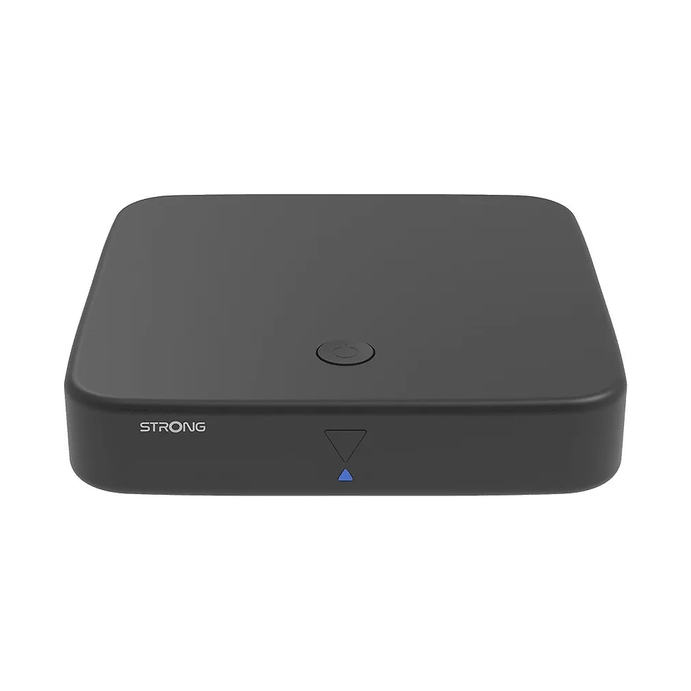 Strong 4K + DVB-T2 Wi-Fi Google TV-mediaspelare med Chromecast och TV-mottagare