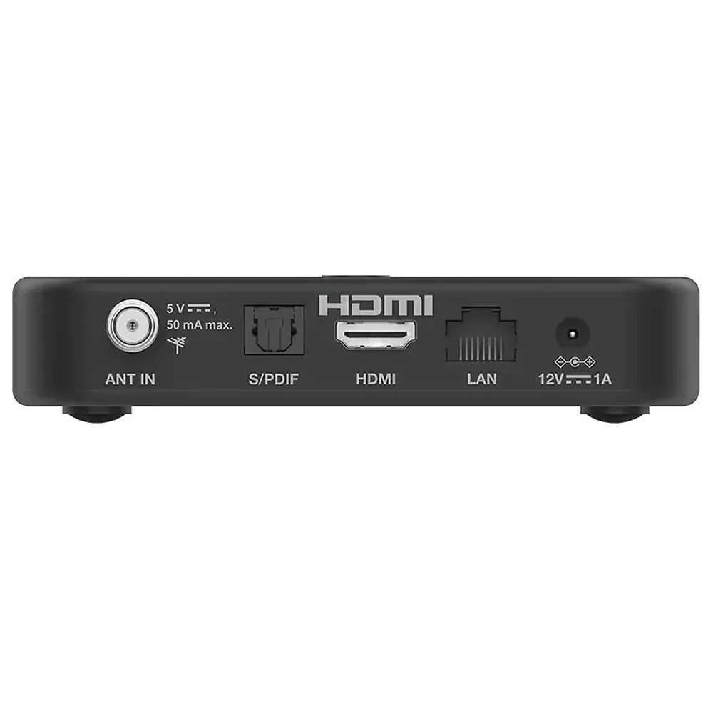 Strong 4K + DVB-T2 Wi-Fi Google TV-mediaspelare med Chromecast och TV-mottagare