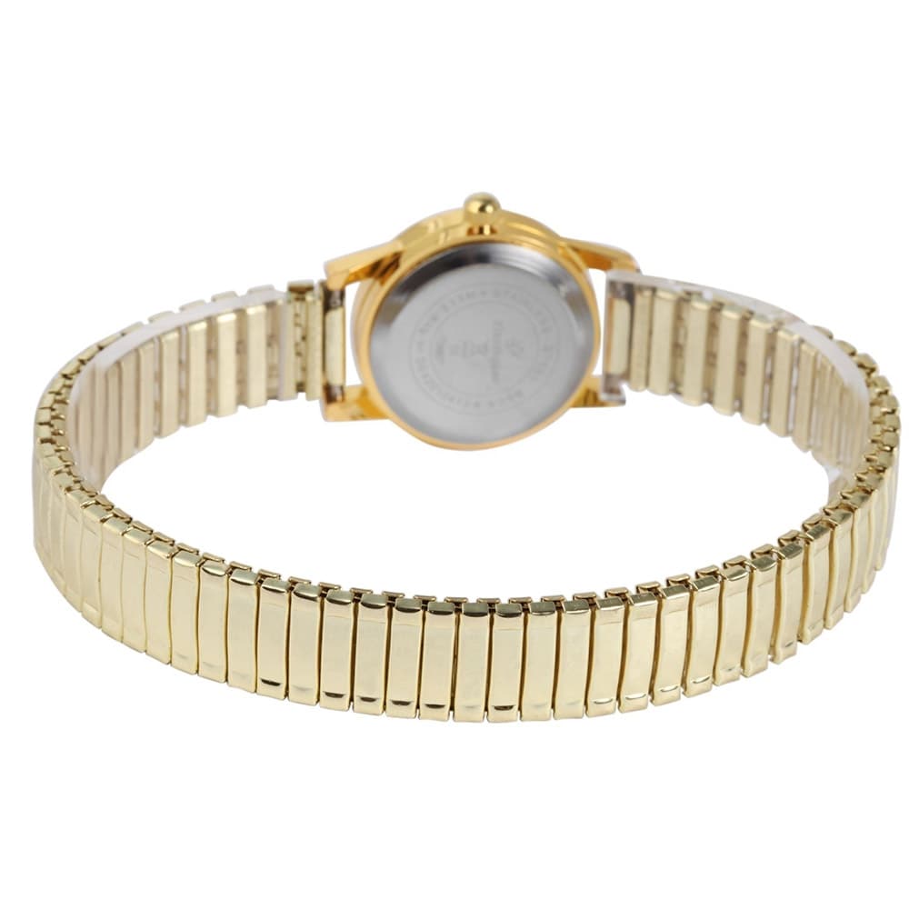 Classique Damklocka med armband i rostfritt stål - Guldfärgad