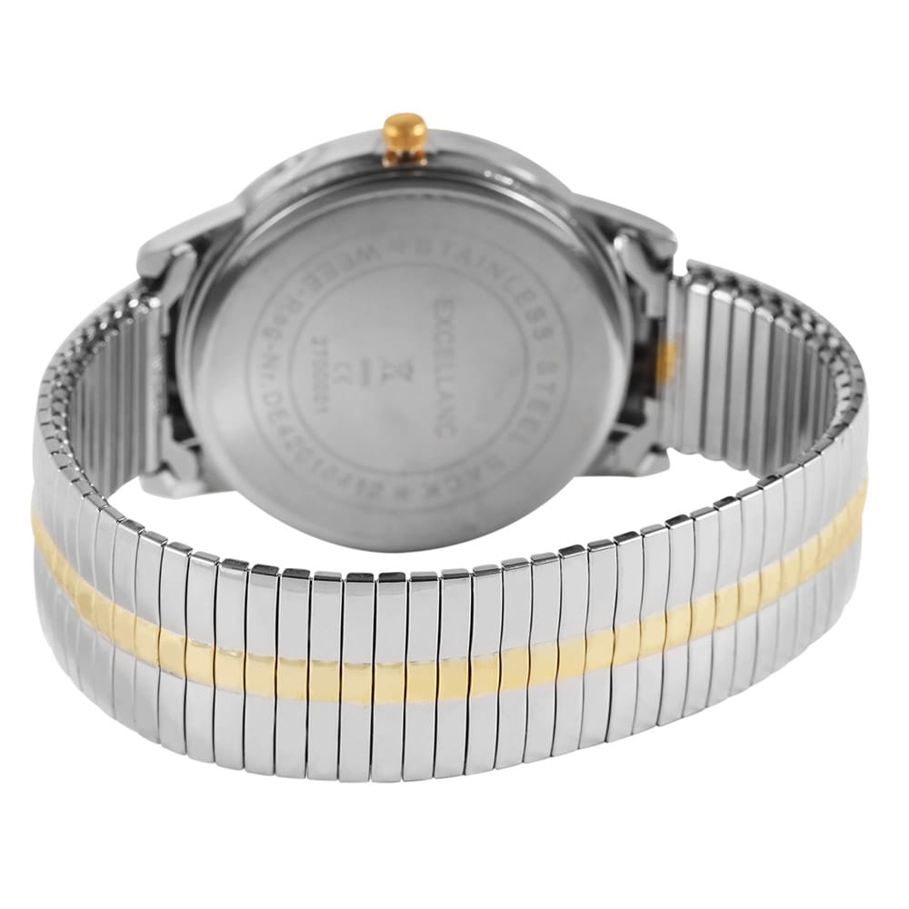 Excellanc Herrklocka med armband i rostfritt stål -  Flerfärgad