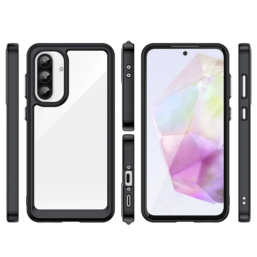 Outer Space Shell med Sort-ramme til Samsung Galaxy A56