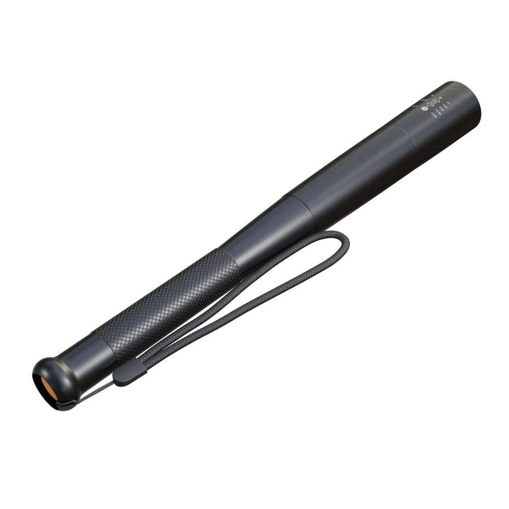 LED-ficklampa i aluminium, 10W, 300 lm, 29 cm, batteridriven