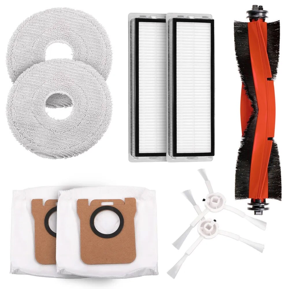 Extralink 9-i-1 set med filter och borstar – till Xiaomi S10 / X10 / X20 robotdammsugare