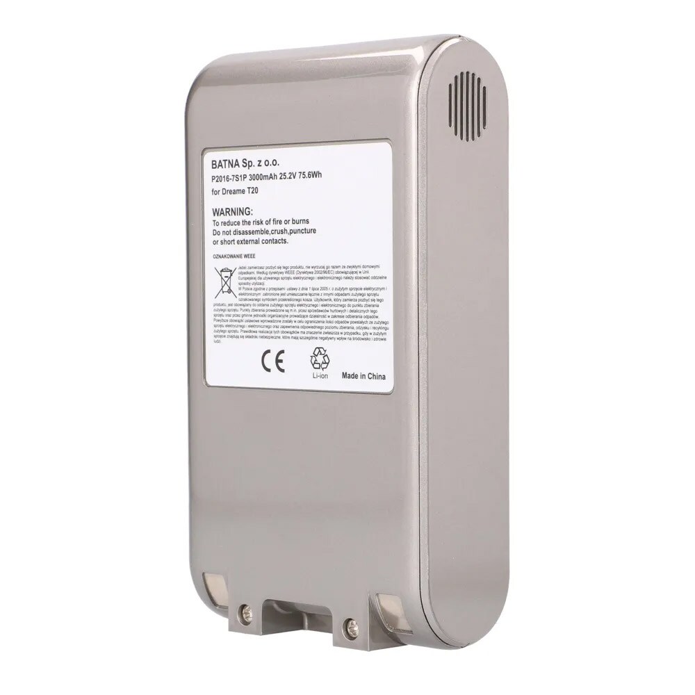 Extralink batteri – kompatibelt med Dreame T20 – 3000 mAh, 25.2 V