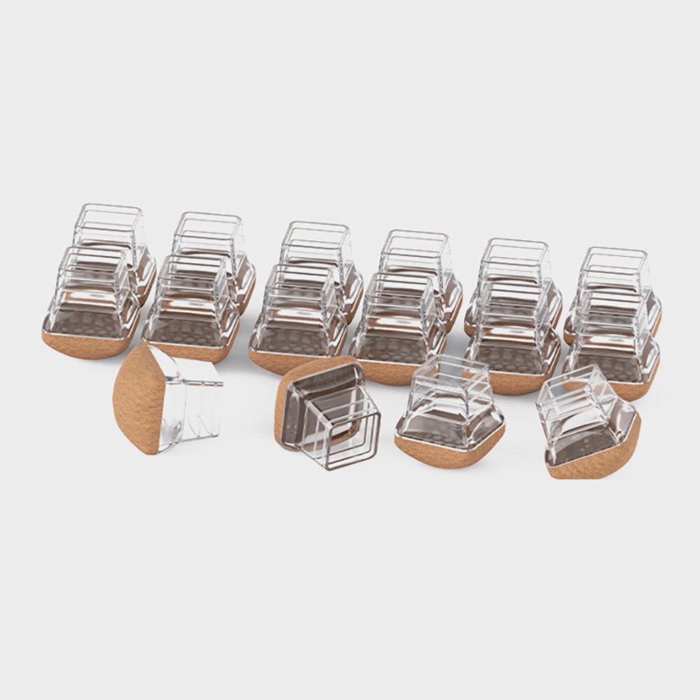 Golvskydd för stolar och bord 3,17cm 4-pack