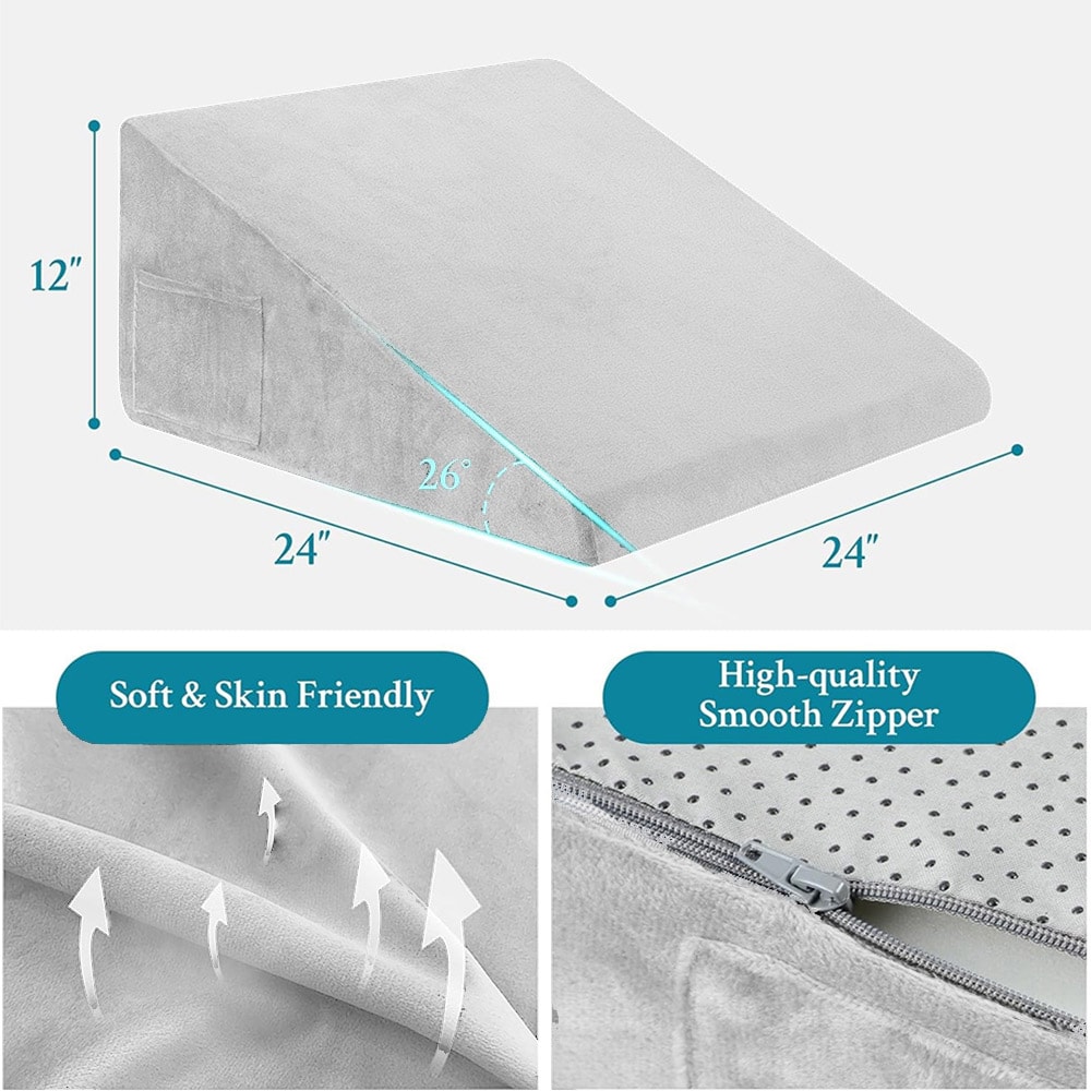 Ortopedisk Memory Foam Kudde 61x61cm
