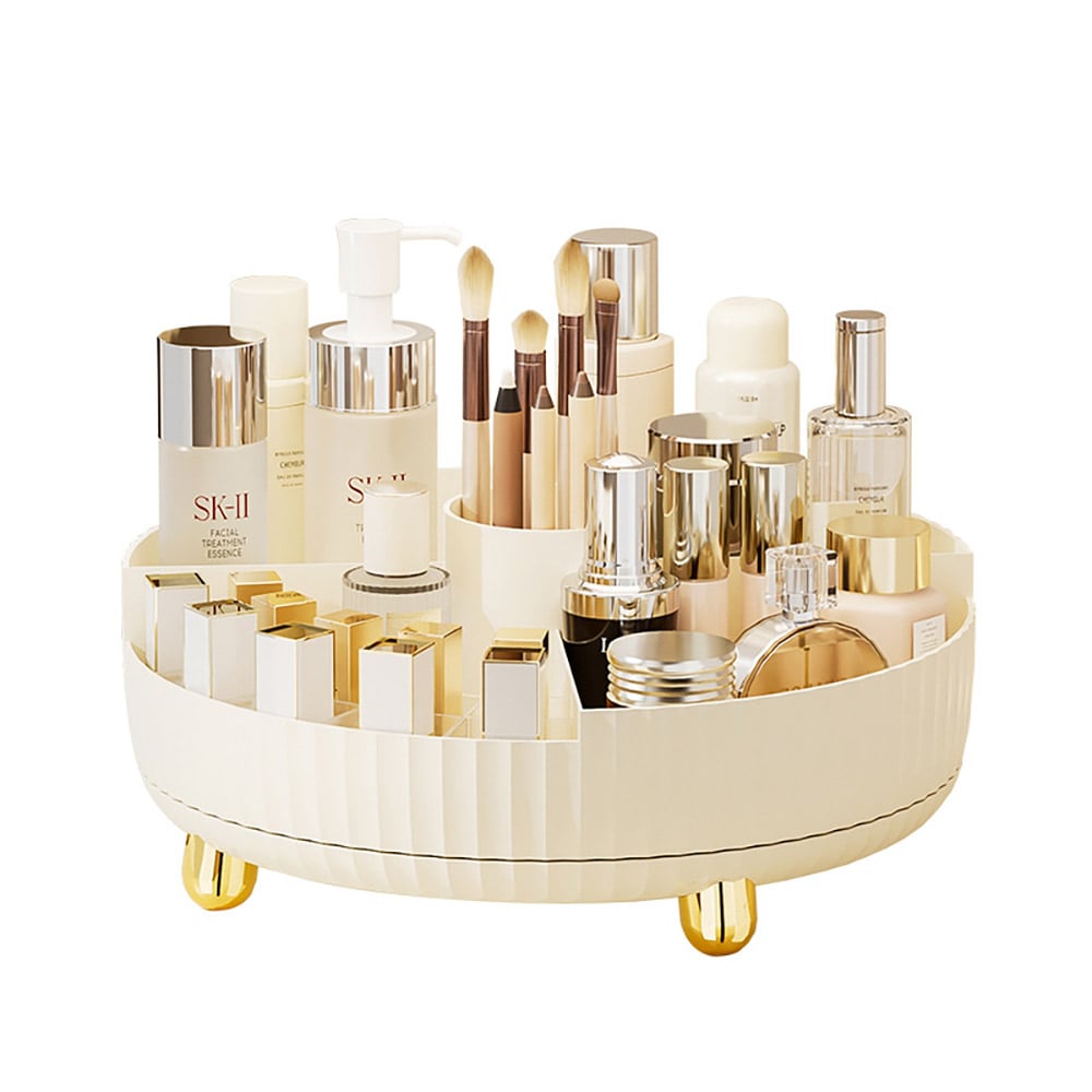 Sminkställ med flera fack - Vit