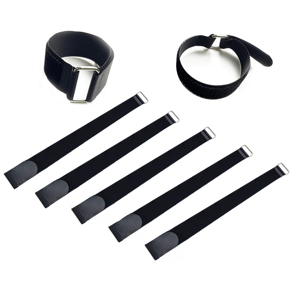 Stoppremmar för robotgräsklippare till studsmatta, 5 x 100 cm (5-pack)