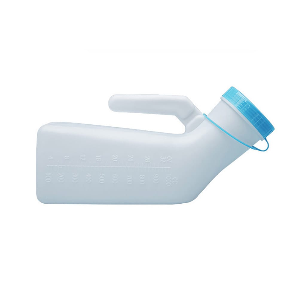 Självlysande portabel urinal med spillsäkert lock – 1000 ml