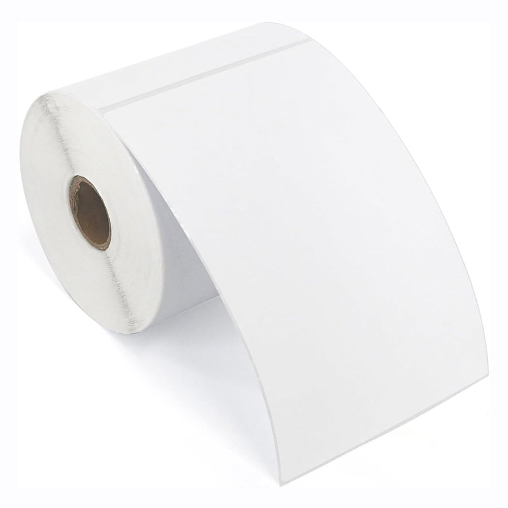 Etikettrulle för termoskrivare 100 x 150 mm – 500 etiketter per rulle