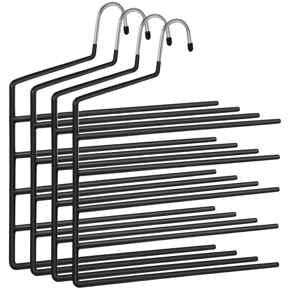 Galgar för byxor 4-pack - Svart