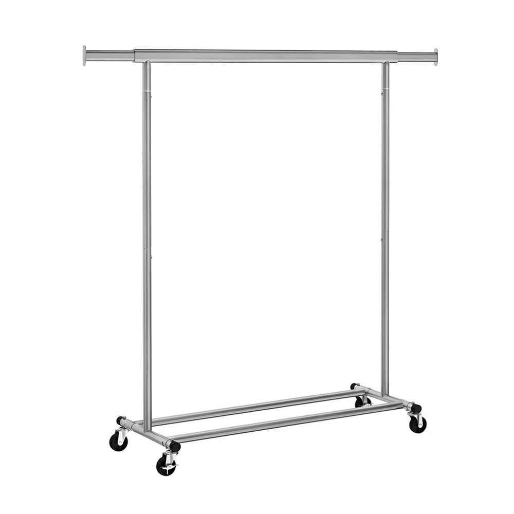 Klädställning på hjul - Silver