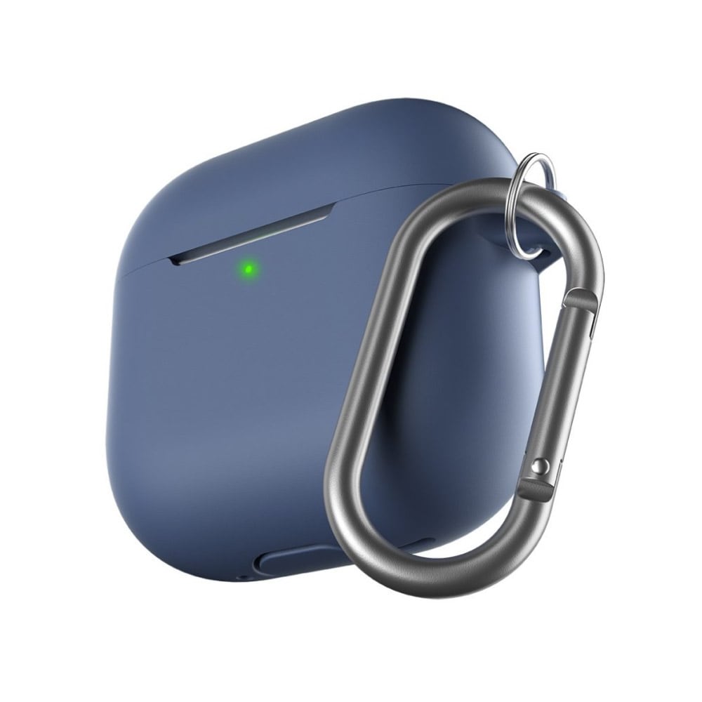 KeyBudz Elevate Series Skydd med nyckelring till Airpods 4th Gen - Blå