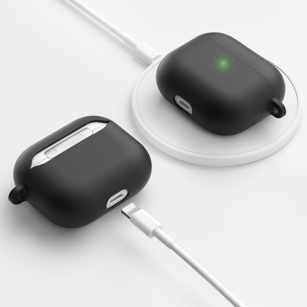 Keybudz PodSkinz HyBridShell Series Hårt skal till Airpods 3 - Svart