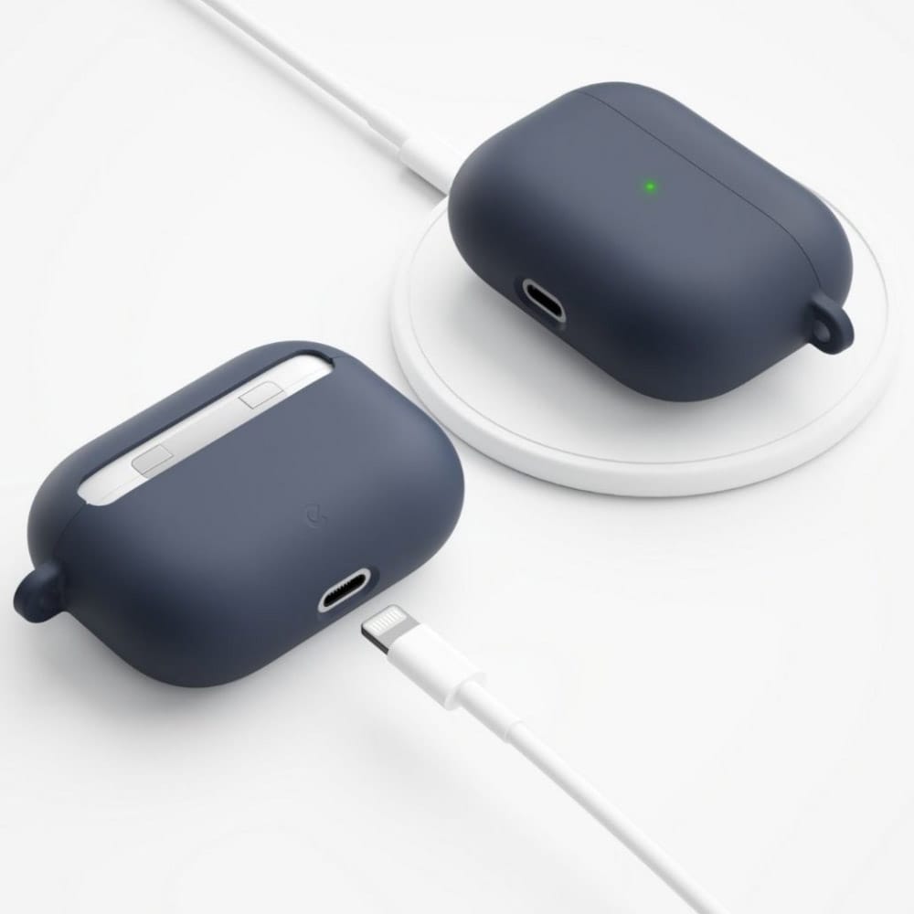 Keybudz PodSkinz HyBridShell Series Hårt skal till Airpods 3 - Blå