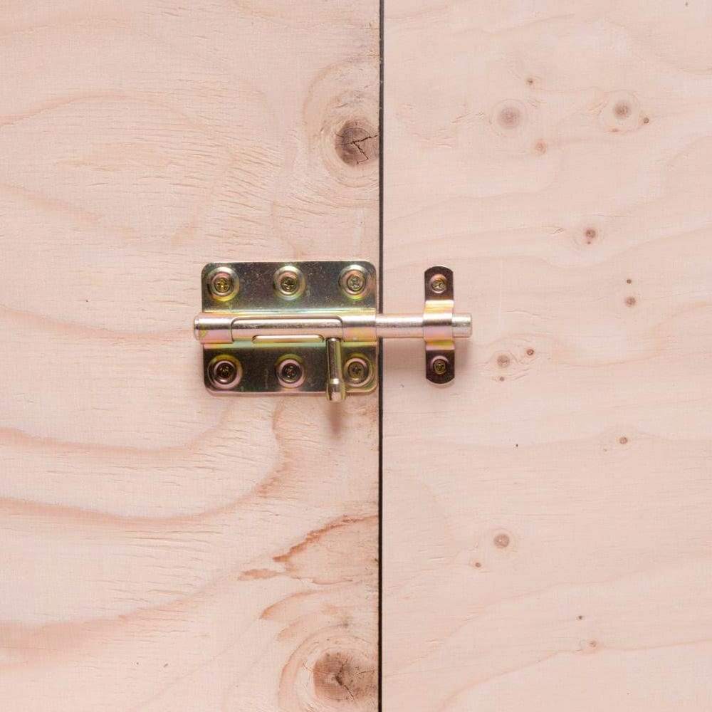 Skjutregel i metall 80x59 mm - 8-pack