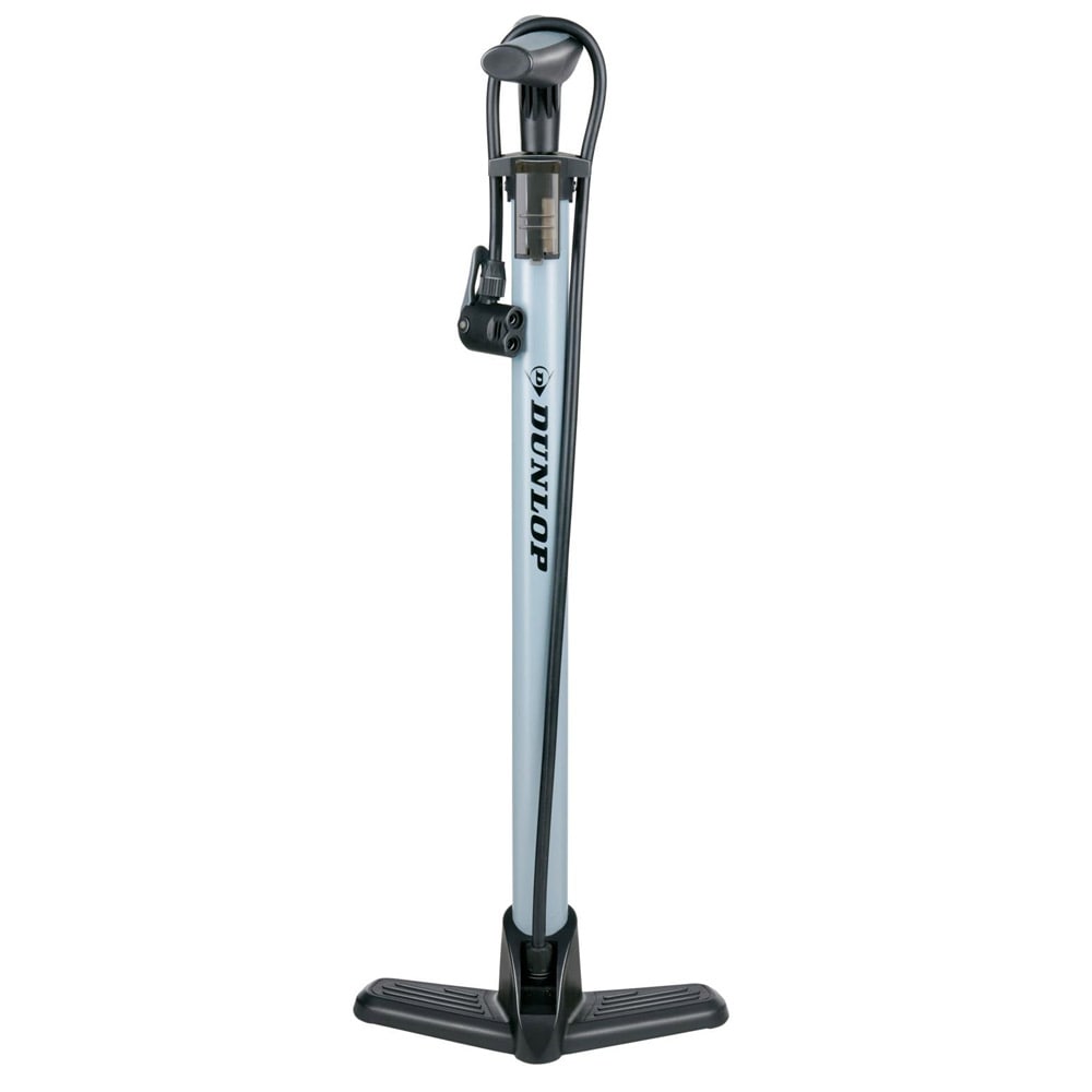 Cykelpump med ergonomiskt handtag och bred ventilkompatibilitet