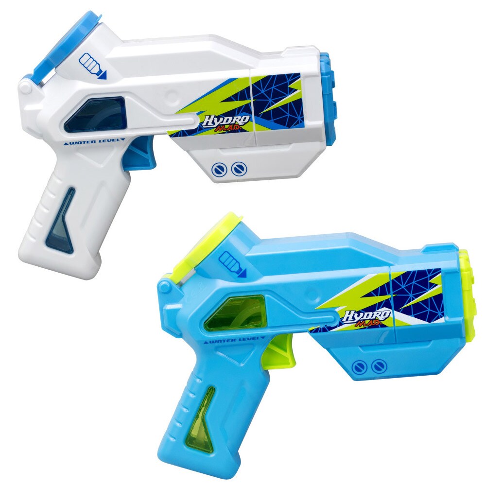 Silverlit Hydro Mad Mini Blaster 2-pack – elektriska vattenpistoler med 5 m räckvidd