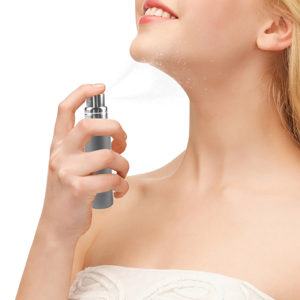 Påfyllningsbar parfymflaska 5ml - Silver