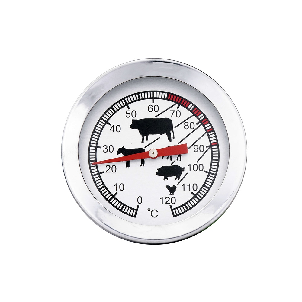 Kød- og grilltermometer med tydelig temperaturvisning