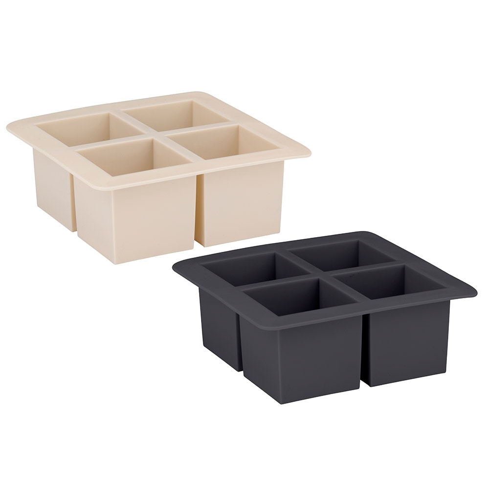 Iskubslåda för stora isbitar – 4 kuber