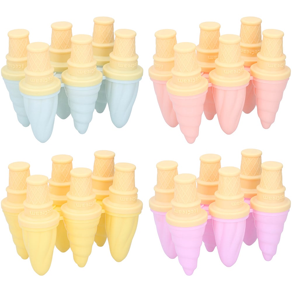 Isglassform för 6 glassar – 60 ml per form