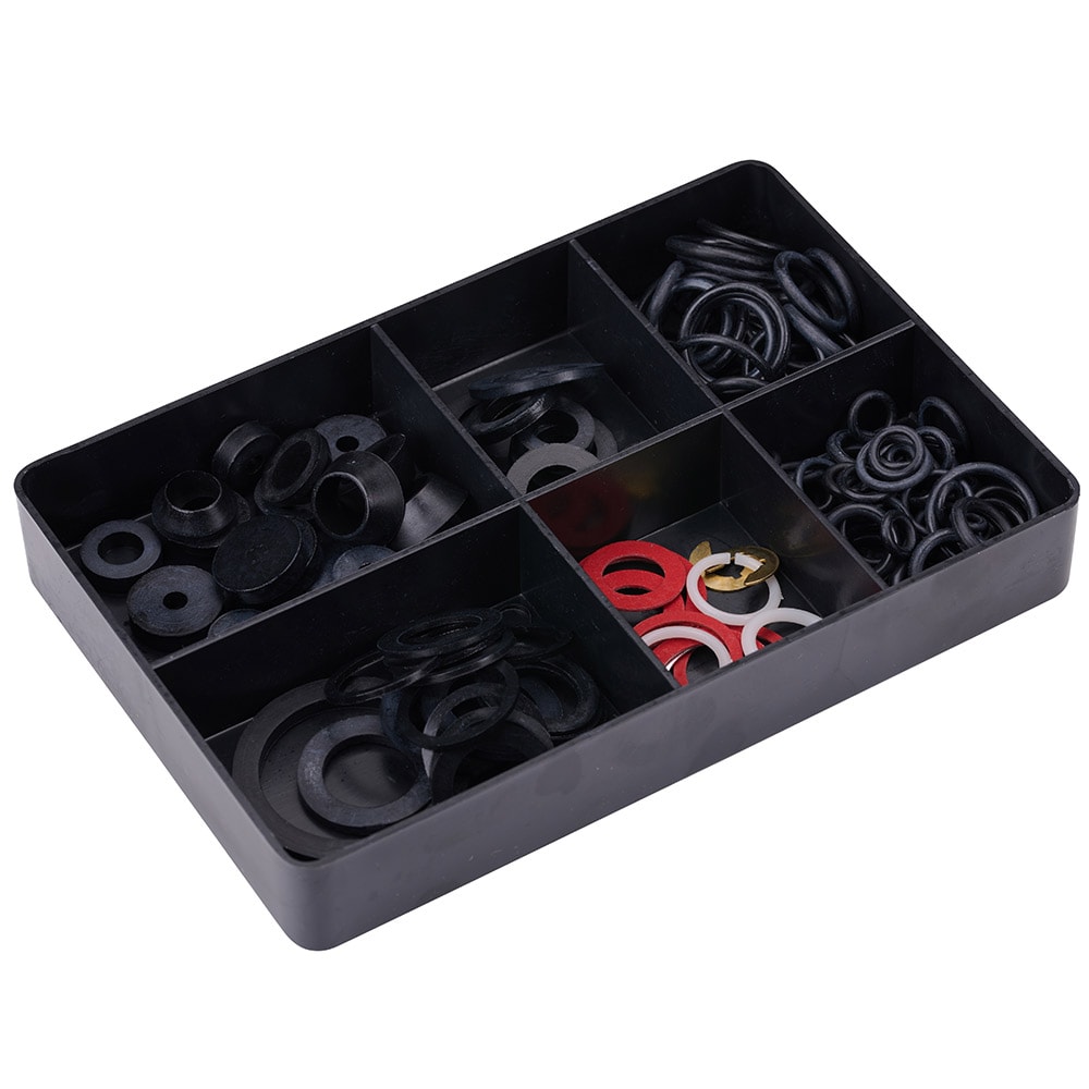 Låda med gummipackningar 125 delar