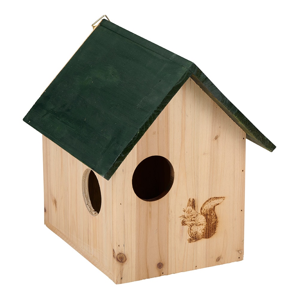 Ekorrholk i trä – skapa en trygg plats för ekorrar i din trädgård