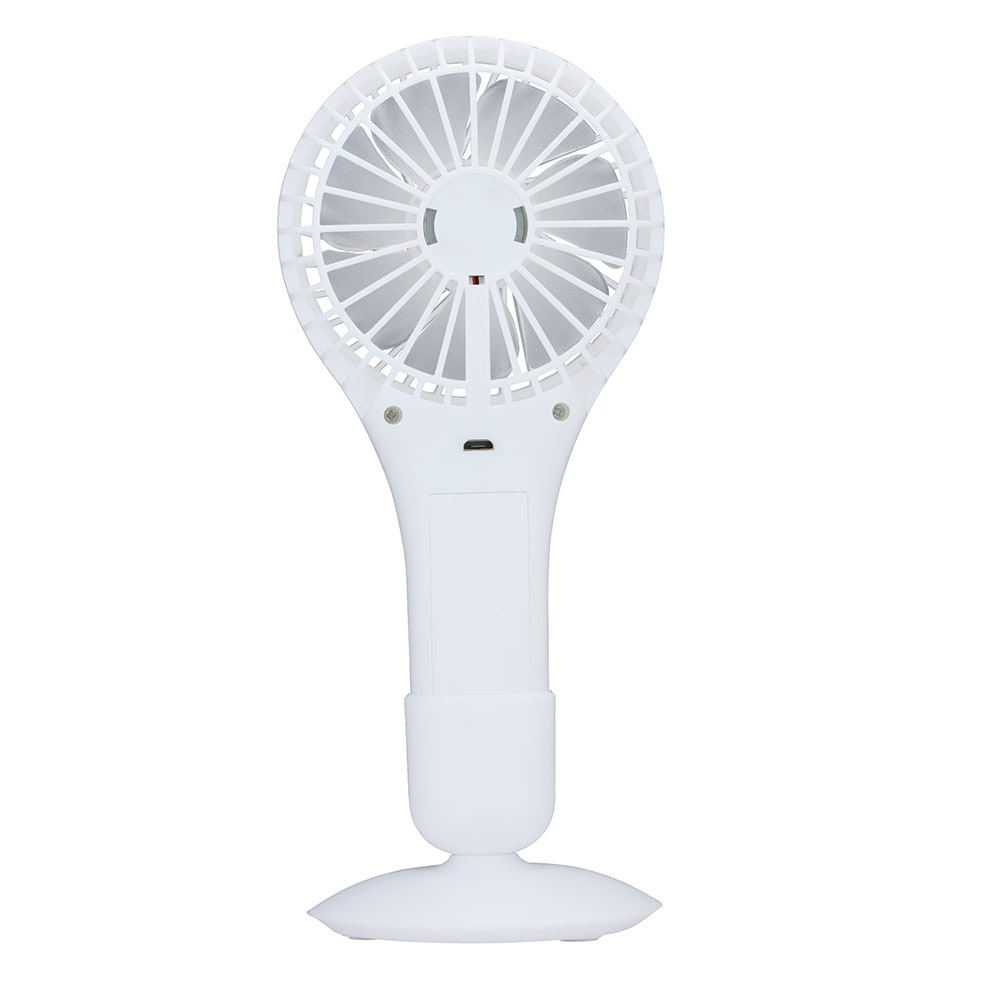 Handhållen fläkt – vit, kompakt och portabel
