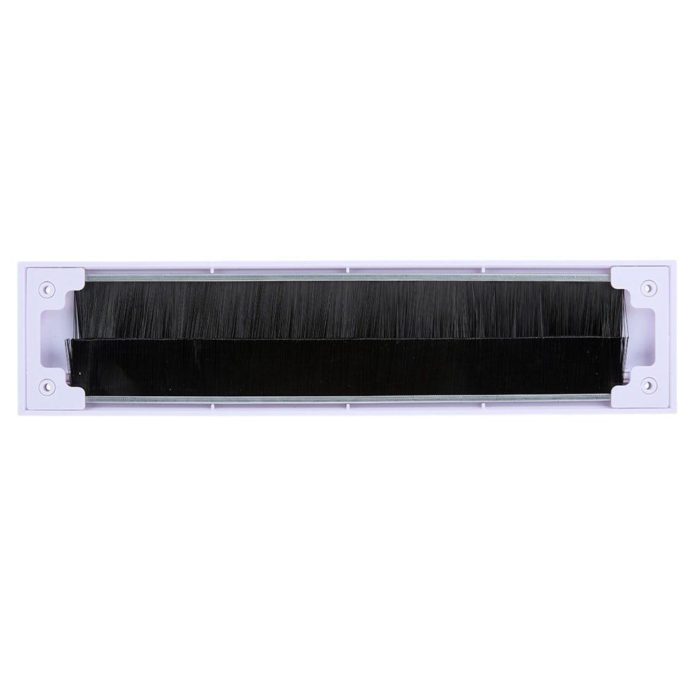 Postkassebeskytter 34x8x1,5 cm i hvitt, værbestandig materiale