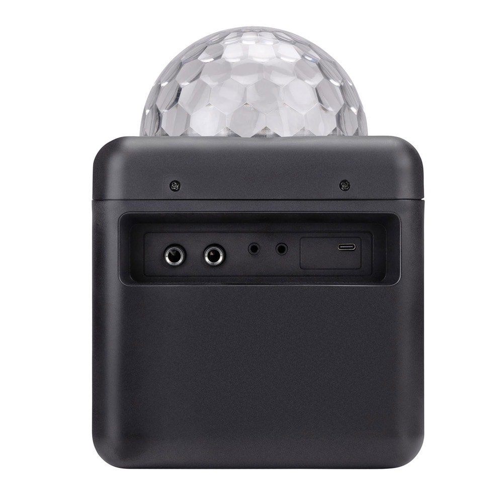 Trådlös karaokehögtalare med Bluetooth och LED-flame-effekt, 25W