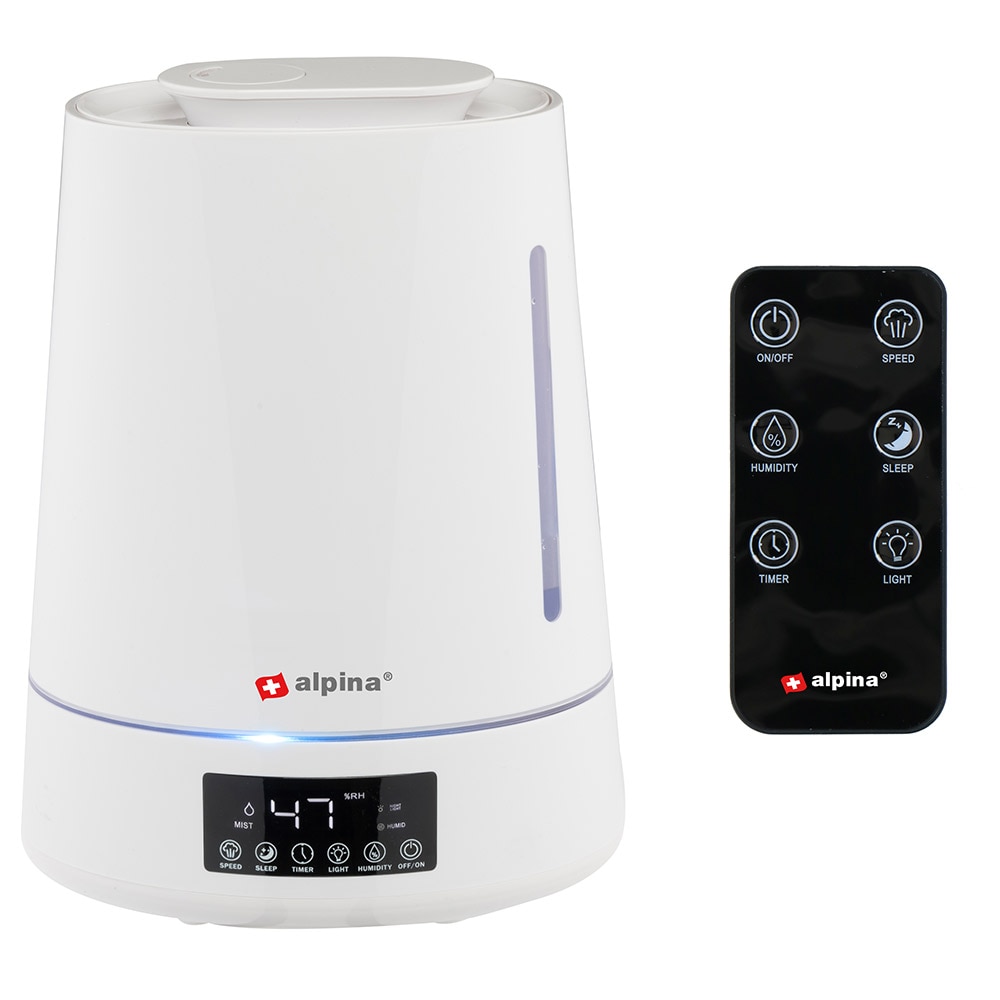 Luftfuktare med LCD-display 25W - Vit